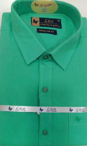 PL COTTONX LINEN DYED READYMADE SHIRT 42 FS